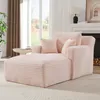 Chaiselongue Sofa aus Cord mit Bettfunktion - Polstersofa & Produktbild-Vorschau 2