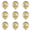 Luftballon Ø30cm "Happy Birthday" Gold | 6 Stk. #90 Produktbild-Vorschau 3