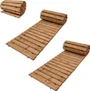 2x Holzpfad ausrollbar 250x43x2 cm rustikales Tannenholz Produktbild-Vorschau 1