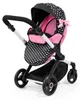 Bayer Design 17060AA, Poppenbuggy Xeo met tas, zwart, roze Productafbeelding-voorbeeld 13