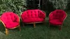 Kissen für einen Rattan-Gartenstuhl, Rot,  Kissen für die Produktbild-Vorschau 10
