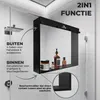 ShowerNIZR® Doucheplank Obsidian Black - Doucheplank zonder Productafbeelding-voorbeeld 5