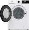 A white Gorenje washing machine with the door open, against a white background. Produktbild-Vorschau