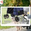 PawHut Hundewagen, Hundetrolley mit Kissen, faltbarer Produktbild-Vorschau 6