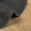 vidaXL Teppich IZA Kurzflor Skandi-Stil Anthrazit Ø 200 cm Produktbild-Vorschau 6