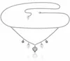 Ketten-Trachtengürtel "Ornament Perle Edelweiß" | Altsilber Produktbild-Vorschau 1