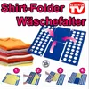 2er Set Faltbrett Blau | Wäschefalter Falthilfe Kunststoff Produktbild-Vorschau 3