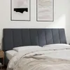 vidaXL Coussin de tête de lit "Hanko" gris foncé 160 cm Voir les images du produit 3