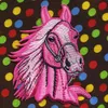 Aufnäher - Pferd - pink-rosa - Patch Produktbild-Vorschau 8