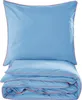 Set di biancheria da letto - 135x200 cm - Azzurro - Cotone Anteprima dell’immagine prodotto 1