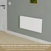 Wandklapptisch Schreibtisch Tischplatte 80x40 cm in Weiß Produktbild-Vorschau 3