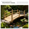 tectake® Cantara drewniany mostek ogrodowy 137 x 58 x 58 cm Podgląd zdjęcia produktu 4