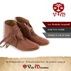 Mittelalter Schuhe Dunkelbraun mit Ledersohle "London" 39 Produktbild-Vorschau 2