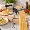 Máquina manual para hacer pasta con manivela y abrazadera Vista previa de la imagen del producto 2
