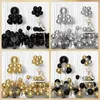 Guirlande de ballons noirs et dorés, kit pour arc, 153 Voir les images du produit 7