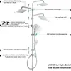 JOHO Duschset ohne Armatur, Chrom Duschstangeset Produktbild-Vorschau 10