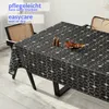Tischdecke Wachstuch Premium Ornamente Grau Robust Produktbild-Vorschau 2