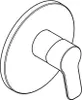 A line drawing of a shower mixer. Anteprima dell’immagine prodotto