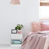 Szafka nocna Relaxdays, z szufladą i otwartą półką, Podgląd zdjęcia produktu 2
