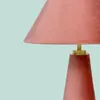 Lampada da tavolo Relaxdays, paralume in velluto e base in Anteprima dell’immagine prodotto 6