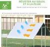 PawHut Enclos poulailler chenil volière extérieur 24 m² - Voir les images du produit 6