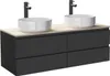 Mobile bagno sospeso Sorrento da 120 cm con doppio lavabo Anteprima dell’immagine prodotto 2