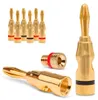 8x Bananenstecker vergoldet High End Bananas Banana Nauci Produktbild-Vorschau 1