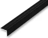 (11,44EUR/m) 25 x 20 x 1000 mm Treppenwinkel schwarz Produktbild-Vorschau 1