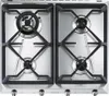 Smeg SRV564GH3 Piano Cottura Acciaio Da Incasso 60 cm Gas 4 Anteprima dell’immagine prodotto 1
