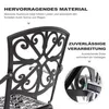 Avestar 3-teiliges Bistro Set aus Aluminiumguss, Produktbild-Vorschau 5