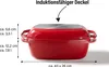 STONELINE® Bräter Schmortopf 43x26 cm Rot | mit Deckel Produktbild-Vorschau 6