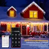 Lichtervorhang Aussen Warmweiß 1200LEDs Eisregen Produktbild-Vorschau 3