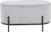 SalesFever Polsterhocker | Stoffbezug in Cord-Optik | Produktbild-Vorschau 1
