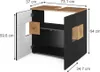 Szafka pod umywalkę Vicco Eden Antracyt 73.1 x 64 cm, Model Podgląd zdjęcia produktu 2