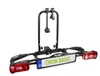 A black bicycle rack with red lights and a license plate is shown against a white background. Podgląd zdjęcia produktu