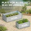 Verdego Hochbeet 120X60X60cm, Rechteckig, Aus Verzinktem Produktbild-Vorschau 2