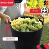 KOTARBAU® Abbeveratoio in gomma elastica 42L nero con Anteprima dell’immagine prodotto 8