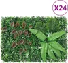 vidaXL Sichtschutz aus Kunstpflanzen 24 Stk. Grün 40x60 cm Produktbild-Vorschau 7