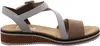 Rieker Damen Keil-Sandaletten Weiß/Beige Voir les images du produit 74