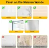 20 Stück Bilderhaken Selbstklebend, Transparent Klebehaken Produktbild-Vorschau 6