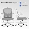 Bürostuhl, Schreibtischstuhl, bürostuhl ergonomisch mit Produktbild-Vorschau 6