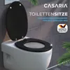 CASARIA® Toilettendeckel mit doppelter Absenkautomatik MDF Produktbild-Vorschau 7