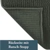 MSV Badteppich 2er Set Badvorleger Duschvorleger Chenille Produktbild-Vorschau 2