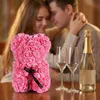 Bär Mit 25 Cm, 600 Rosa Rosen – Ein Universelles Geschenk Produktbild-Vorschau 2