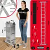 KADAX Mehrzweckleiter 12 Stufen, Multifunktionsleiter aus Produktbild-Vorschau 3