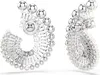 A pair of silver earrings with a spiral design, displayed against a white background. Produktbild-Vorschau