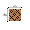 3D Wandpaneel 50x50 cm in Schwarz & Eiche – dekorative Produktbild-Vorschau 8