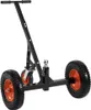 A black trailer mover with orange wheels is shown against a white background. Produktbild-Vorschau