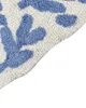 BELIANI Badematte Blau Baumwolle 60 x 90 cm Asymmetrisch Produktbild-Vorschau 5