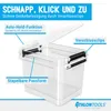 ATHLON TOOLS 4 x 40L Aufbewahrungsboxen mit Deckel - blau Produktbild-Vorschau 2